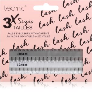 Technic Cosmetics Individual False Eyelashes trsové nalepovací řasy 60 ks