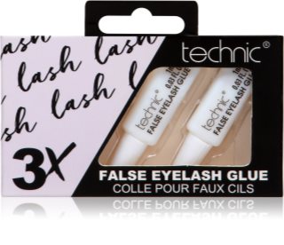 Technic Cosmetics False Eyelash Glue Glue For False Eyelashes 3x1 ml
