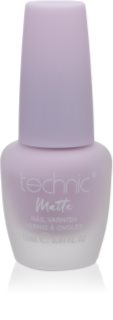 Technic Cosmetics Matte Nail Varnish Longlasting Nail Polish with matt effect shade Lavender 12 ml