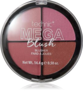 Technic Cosmetics Mega Blush paleta líceniek 14.4 g