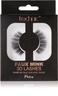 Technic Cosmetics Faux Mink False Eyelashes Paris 1 pair