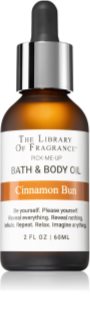 The Library of Fragrance Cinnamon Bun huile pour le corps pour le bain mixte 60 ml