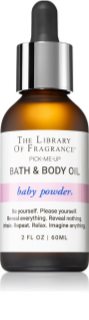 The Library of Fragrance Baby Powder huile pour le corps pour le bain mixte 60 ml