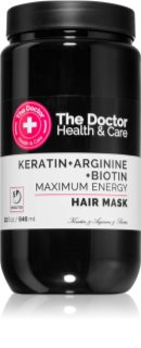 The Doctor Keratin + Arginine + Biotin Maximum Energy masque à la kératine pour cheveux