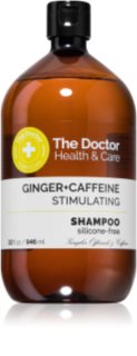The Doctor Ginger + Caffeine Stimulating champô fortificante para o cabelo fraco com tendência a cair com cafeína