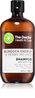 The Doctor Burdock Energy 5 Herbs Infused szampon do wszystkich rodzajów włosów 355 ml