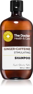 The Doctor Ginger + Caffeine Stimulating erősítő sampon a gyenge, hullásra hajlamos hajra koffeinnel