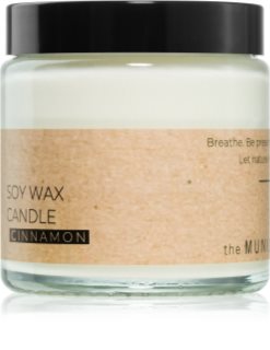 The Munio Cinnamon vela perfumada com pavio de madeira 100 ml