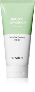 The Saem Natural Condition Scrub Foam exfoliačná čistiaca pena s peelingovým efektom 150 ml