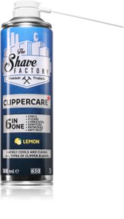 The Shave Factory Clippercare 6 in 1 spray para la maquinilla de afeitar 500 ml