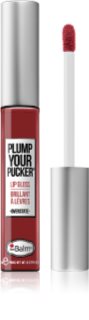 theBalm Plump Your Pucker Lip Gloss gloss com colagénio marinho tom Elaborate 7 ml