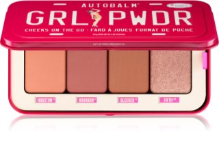 theBalm Autobalm Grl Pwdr paleta de coloretes con iluminador 8 g