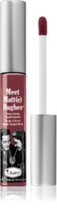theBalm Meet Matt(e) Hughes Long Lasting Liquid Lipstick Ruj de buze lichid, de lunga durata culoare Confident 7.4 ml