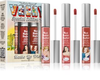 theBalm X Model Roz Voyage set de cuidado labial mate