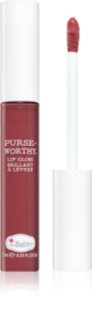 theBalm Purseworthy brillant à lèvres hydratant au beurre de karité teinte Tote 7 ml