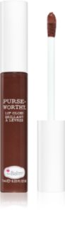 theBalm Purseworthy brillant à lèvres hydratant au beurre de karité teinte Saddle 7 ml