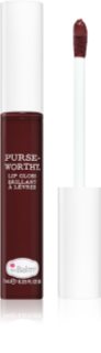 theBalm Purseworthy brillant à lèvres hydratant au beurre de karité teinte Satchel 7 ml