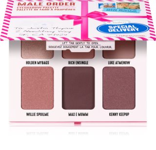 theBalm Male Order® Special Delivery szemhéjfesték paletta 13,2 g