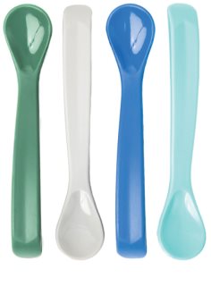 Tiny Twinkle Silicone Baby Spoons linguriță Boy 4 buc