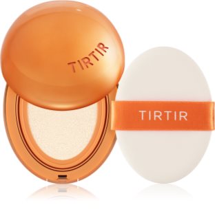 TIRTIR Mask Fit AI Filter Cushion Mini Kauapüsiv jumestuskreemikäsn mati efektiga varjund 13N Fair Ivory 4.5 g