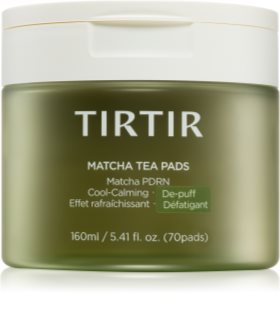 TIRTIR Matcha Tea Pads beroligende ansigtsrondeller med kølende effekt 70 stk.