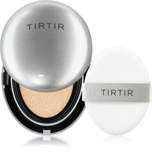 TIRTIR Mask Fit Aura Cushion Mini hidratáló alapozó sminkszivaccsal az élénk bőrért árnyalat 24W Soft Beige 4.5 g
