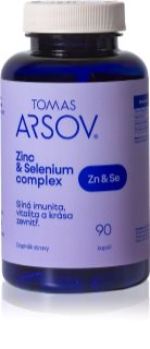 Tomas Arsov ZINC & SELENIUM complex kapsle pro podporu kvality kůže a vlasů 90 cps