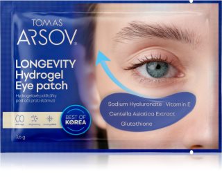 Tomas Arsov Longevity Hydrogel Eye patch Hydrogel-Pads gegen die Alterung 3.6 g