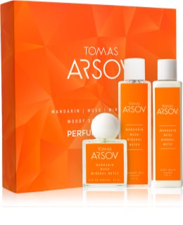 Tomas Arsov Mandarin Musk Mineral Notes coffret cadeau mixte 3 pcs