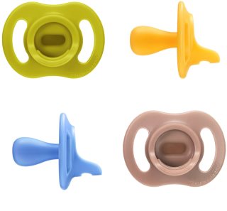 Tommee Tippee Ultra Light Stay Put 6-18 m dummy Boy 4 pc