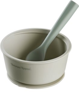 Tommee Tippee EasiStick™ Silicone Bowl & Spoon silikonska zdjelica s vakuumskim držačem