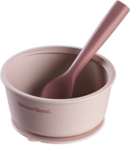 Tommee Tippee EasiStick™ Silicone Bowl & Spoon bol en silicone avec ventouse