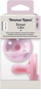 Tommee Tippee Breast-like 6-18 m smoczek Girl 2 szt.