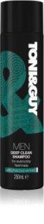TONI&GUY Men Sügavpuhastav šampoon 250 ml