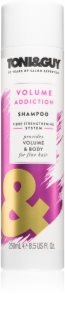 TONI&GUY Volume Addiction šampon pro objem jemných vlasů 250 ml