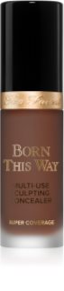 Too Faced Born This Way Super Coverage Multi-Use Concealer Langaanhoudende Consealer voor Volledige Dekking Tint Sable 13,5 ml