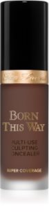 Too Faced Born This Way Super Coverage Multi-Use Concealer tartós korrektor a teljes fedésre árnyalat Ganache 13,5 ml