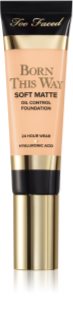 Too Faced Born This Way Soft Matte Foundation mattító make-up