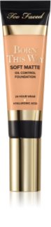 Too Faced Born This Way Soft Matte Foundation mattító make-up árnyalat Nude 30 ml