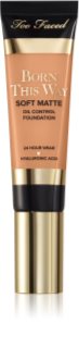 Too Faced Born This Way Soft Matte Foundation mattító make-up árnyalat Natural Beige 30 ml