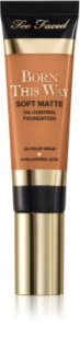 Too Faced Born This Way Soft Matte Foundation mattító make-up árnyalat Praline 30 ml