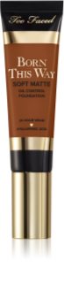 Too Faced Born This Way Soft Matte Foundation mattító make-up árnyalat Chai 30 ml