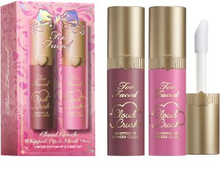 Too Faced Holiday Cloud Crush Whipped Lip & Cheek Duo Kinkekomplekt huultele ja põskedele