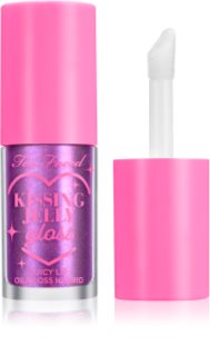 Too Faced Kissing Jelly Lip Oil Gloss olejový lesk na pery pre intenzívnu hydratáciu odtieň Birthday Kiss 4.5 ml
