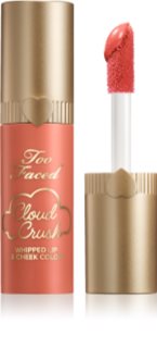 Too Faced Cloud Crush Whipped Lip & Cheek Color blush liquide lèvres et joues teinte Peach Blur 4.3 g