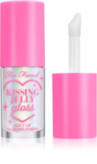 Too Faced Kissing Jelly Lip Oil Gloss olejový lesk na pery pre intenzívnu hydratáciu odtieň Strawberry Frosting 4.5 ml