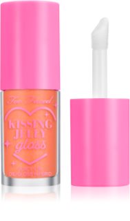 Too Faced Kissing Jelly Lip Oil Gloss olajos szájfény az intenzív hidratálásért árnyalat Peach Ring 4.5 ml
