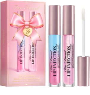 Too Faced Holiday Lip Injection Maximum Plump Lip Gloss Duo poklon set