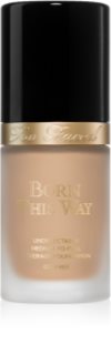 Too Faced Born This Way Flawless Coverage Natural Finish Foundation fedő hatású alapozó természetes hatásért árnyalat Ivory 30 ml
