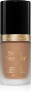 Too Faced Born This Way Flawless Coverage Natural Finish Foundation fedő hatású alapozó természetes hatásért árnyalat Light Beige 30 ml